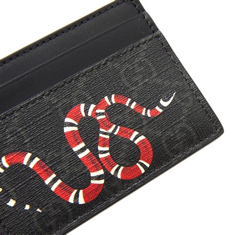 gucci ny card holder|gucci card holder with snake.